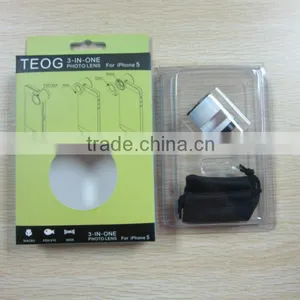 TEOG Macro Wide Angle 3-IN-ONE Quick-Change Photo Lens Fish Eye for IPhone 5 thumbnail-1