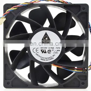 Heatsink QFR1212GHE 12038 2.7A 12012038mm DC 12V 4-Wire PWM Speed Control for CPU S9 Cooling Fan thumbnail-5