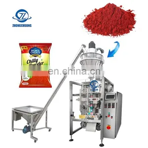 Automatic 1kg Lait En Poudre Flour Chocolate Milk Packaging Gusset Bag Vffs Chili Spice Powder Pouch Packing Machine thumbnail-1