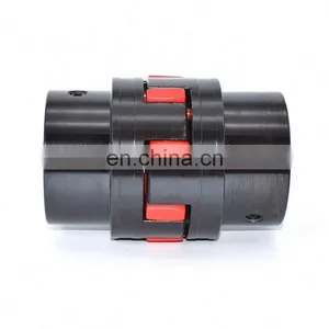 Metal JIS Type DJ-A Flexible Shaft Coupling With PU or Rubber Spider Elastic Element Jaw Couplings thumbnail-1