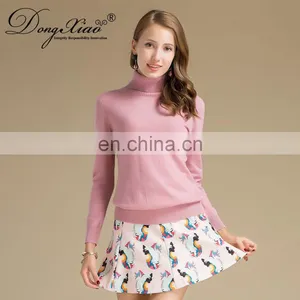 Erdos High Quality Turtleneck 12gg Basic Thickness Cashmere Sweater for Women thumbnail-2