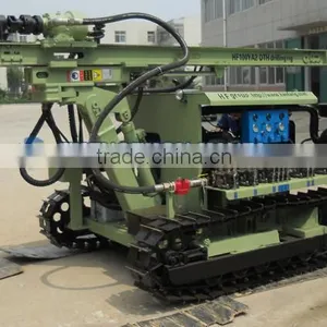 HF100YA2 Bore Hole Drilling Rig, Small Crawler Type DTH Drill Rig for Sale thumbnail-2