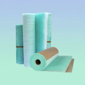 Painting Booth Fiberglass Pre Filter Media Roll Paint Stop Fiber Glass Filter thumbnail-1