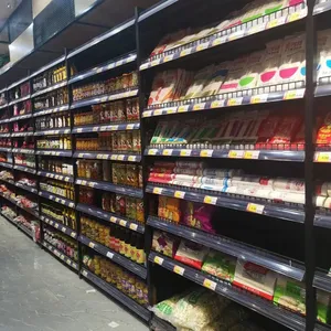 Shelf; Supermarket Shelf; Storage Shelf; Display Shelf; Convenience Store; Wood Grain; Thickened; Supermarket; Kiosk Stationery; Baby Store;Rack thumbnail-2