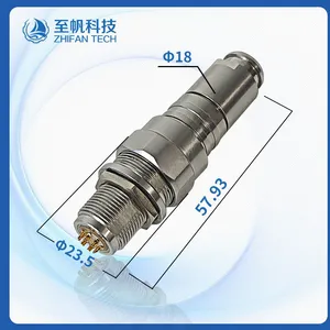 Deep-Water Aviation Plug - 2-10 Core, 316 Stainless Steel, Wear-Resistant, Corrosion-Resistant, 200m Watertight Connector thumbnail-4