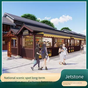 Manufacturer of Pre - Fabricated Vending Kiosks for Scenic Areas, Mobile Shops for Squares and Parks, and Selling Kiosks and Guard Booths at Subway Entrances thumbnail-4