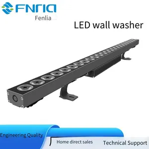 Led High-power Outdoor Wall Washer Lights, 48w Structural Waterproof Wall Washer Lights, Single-row Full-color Wall Washer Lights With Dmx512 Protocol thumbnail-1