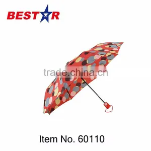 Factory Price Custom Logo 3 Folding Umbrella thumbnail-1