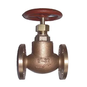 JIS High Quality Bronze Globe Valve Angel Globe Valve Flanged End Marine Bronze Globe thumbnail-5