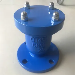 Automatic Dual Ball Air Valve Cast Steel DI QT450 DN50 PN16 PN25 Flange Single Ball Air Valve thumbnail-6