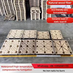 Customizable Molded Wood Pallets — Fumigation-Free for Export Clearance — Heavy-Duty & Deformation-Resistant thumbnail-2