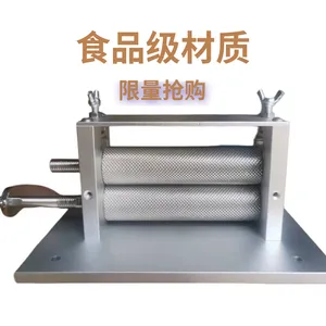 Stainless Steel Hand-operated Squid Press Machine - Adjustable Mesh Dry Squid Processing Machine Upgrade Version thumbnail-1