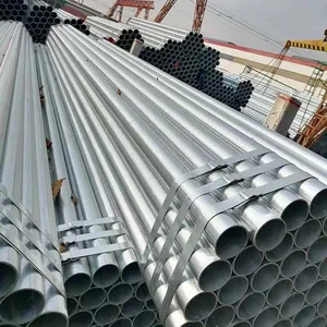 Cheap Factory Price Erw Welding Hot Dipped Galvanized Round Steel Pipes thumbnail-4