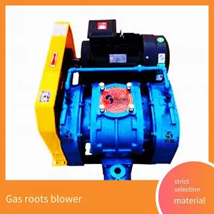 Roots Blower, Made of Cast Iron and Stainless Steel, Customizable, 11kw, for Conveying Gas and Powder Materials, Aquaculture Aeration thumbnail-4