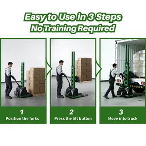 Electric Self Loading Stacker 1500kg 800-1600mm Lift Height Portable Design Easy Operation for Truck Loading Warehouse thumbnail-4