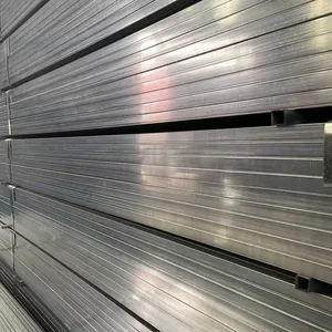 High Quality Hot Dipped Galvanized Square Tube Anti-Corrosion Zinc Coated Galvanized Rectangular Pipe For Construction Engineering thumbnail-2