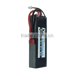 High Rate 6000mah 7.4v 50c rc Car Battery Pack for rc Drift Car thumbnail-4