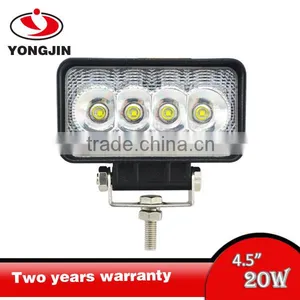 Hight Brightness 20w Flood Light for Offroad SUV Cars Led Working Light Bar thumbnail-1