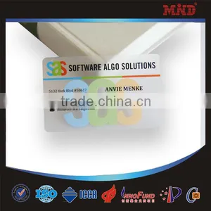 MTT31 Best Material PVC Transparent Business Card/ Plastic Clear Card/ Clear Matt Frosted Transparent Card thumbnail-5