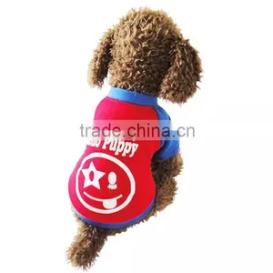 Spring/Autumn/Winter Blue Fabric Dog Smiling Sweater Pet Apparels thumbnail-3