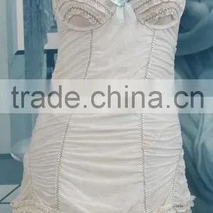New Fashion Milky White Sweet Lingerie Babydolls thumbnail-1