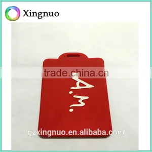 3d Customzied Embossed Soft Silicone Luggage Tag thumbnail-4