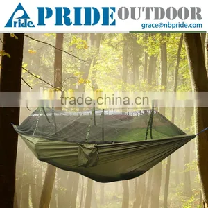 Hot Sale Hanging Sleeping Hammock Tree Tent Travel Mosquito Net Hammock Quality Choice thumbnail-1