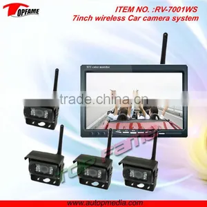 RV-7001WS 7inch Wireless Rearview Camera Set With 4CH Display Switch & CMOS/CCD Camera thumbnail-1