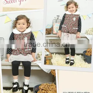 Japanese Wholesale Products High Quality Flower Pattern Baby Winter Cute Toddler Vest Children Clothing Kids Wear Infant Clothes thumbnail-5