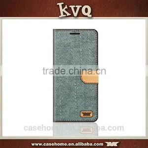 Shenzhen KVQ Factory Exclusive Design Luxury Jeans Wallet Case for Sony Z5 Premium thumbnail-1