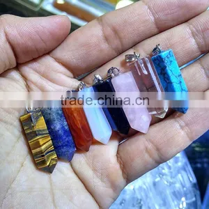 JF6913 Cheap Chakra Healing Crystal Pendants,hexagonal Pendants Quality Choice thumbnail-1