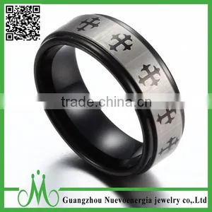 High Quality Sales Promotion Tungsten Men Wedding Rings Fashion Men Ring Jewelry Wholesale thumbnail-2