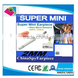 Super Mini Earpiece Wireless In-Ear Maget Earpeice Micro Headphone With Necklooop Sticker thumbnail-1