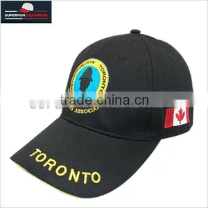 100% Cotton Custom Logo 6 Panel Hat thumbnail-1