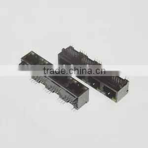 Unshield CAT5 Stamp Pin RJ45 Side Entry PCB Jack thumbnail-1