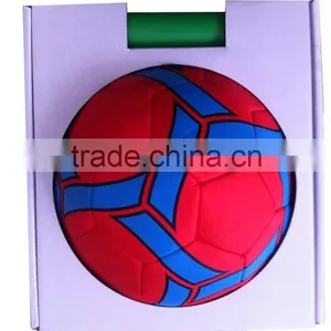 China Wholesale Customized PVC Stitched Matte+Metalic Soccer Ball/ Football thumbnail-2
