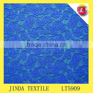 Blue Nylon Stretch Crochet Fabric With Top Quality #lt5909 thumbnail-1