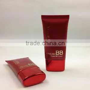 High Quality Super Oval Tube for Makeup Set /50ml Cosmetic Packaging With Metallic Cap thumbnail-2