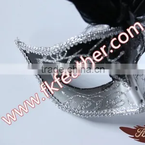 Wholesale Carnival Dance Goose Feather Party Mask For Female thumbnail-2