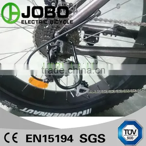 Aluminum Alloy 26" Electric Fat Tire Bike 500W Central Motor thumbnail-3