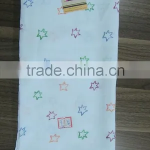 100% Cotton White Printing Diaper thumbnail-1