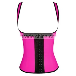 Latex Clothing Waist Training Trimmer Slimming Underwear Body Shapers Corsets thumbnail-5