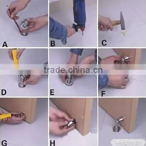 Modern Promotional Floor Mounting Magnetic Door Stopper thumbnail-6