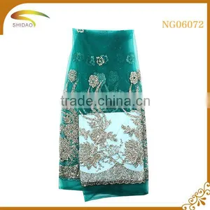 Custom Wholesale Garment Accessories African Tulle French Lace Trim Floral thumbnail-1