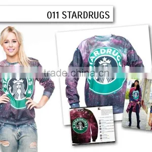 Fashion Enjoy Coffee High Quality 3d Digital Print Fullprint Crewneck Sweatshirt Spring Autumn Unisex Custom Oversized Pullover thumbnail-1