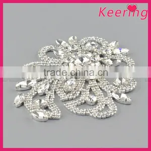 To Sew Wedding Dress Diamond Embellishment WRE-253 thumbnail-3