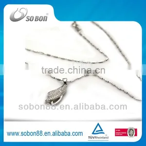 925 Sterling Silver Jewelry Pure Silver Chain Necklace thumbnail-1