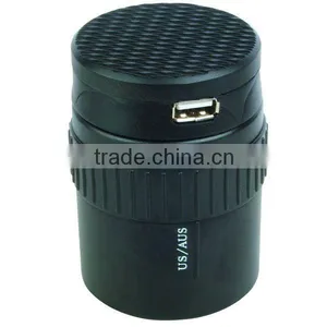 World Universal Travel Adapter With USB Output thumbnail-1