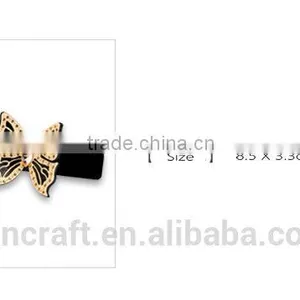 Latest Fashion Jewelry Hair Band Clasp Crystal Black Butterfly Hair Jewelry thumbnail-3