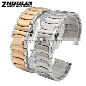 24mm High Quality Imported Stainless Steel Watch Bracelet for Men's and Women's Wholesale 3PCS thumbnail-1